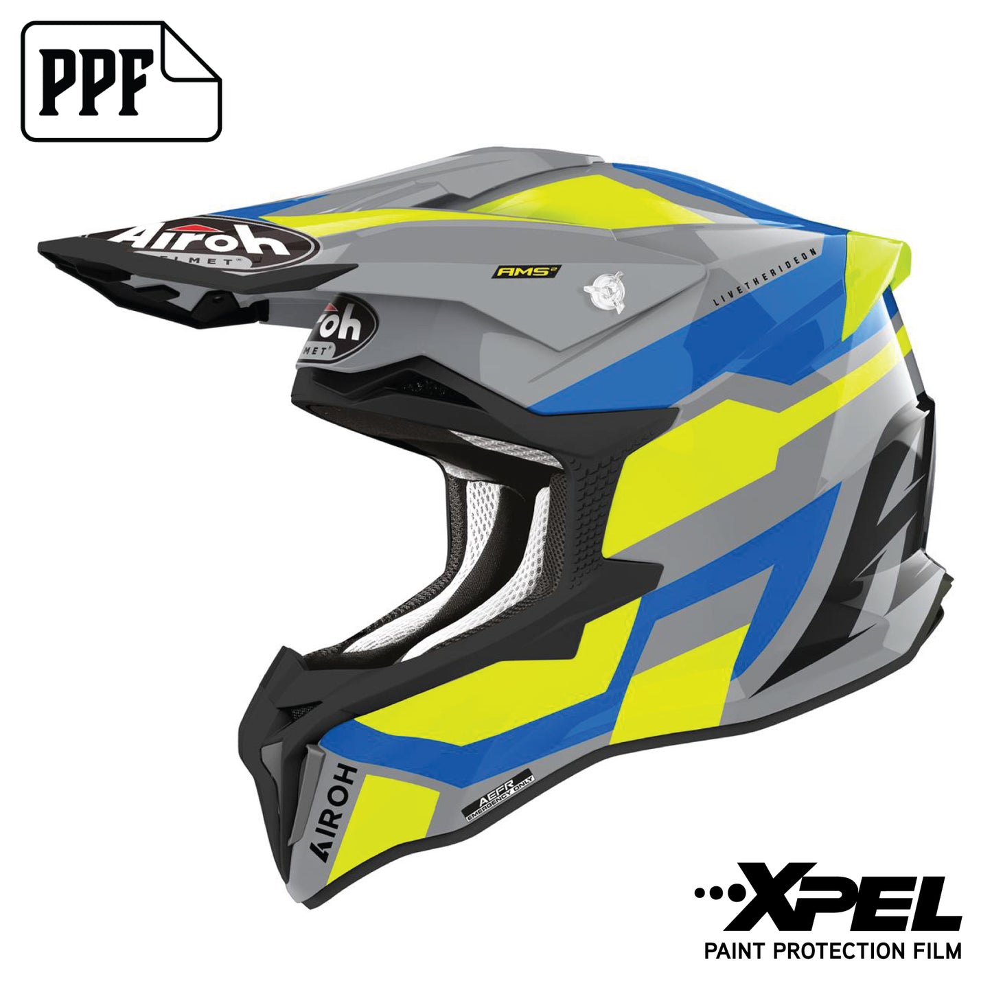 AIROH Strycker Helmet PPF Kit
