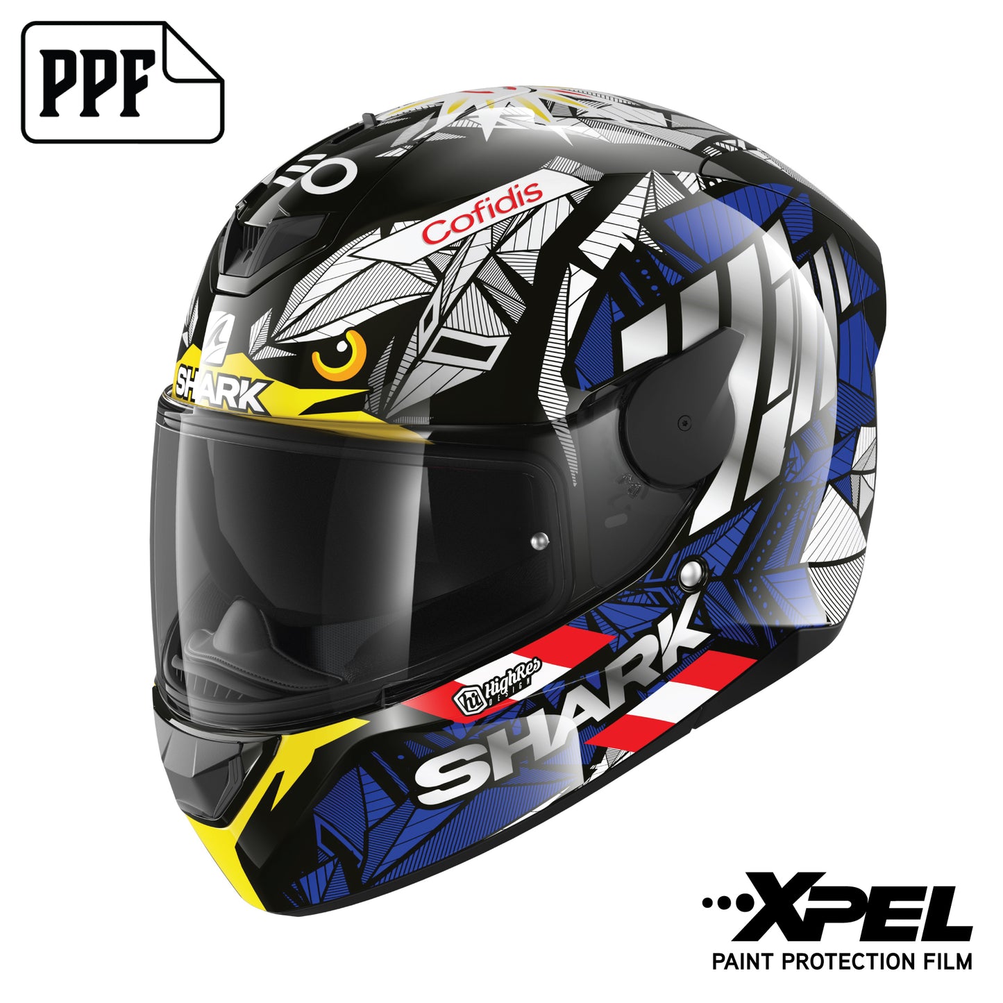 SHARK D-Skywall Helmet PPF Kit