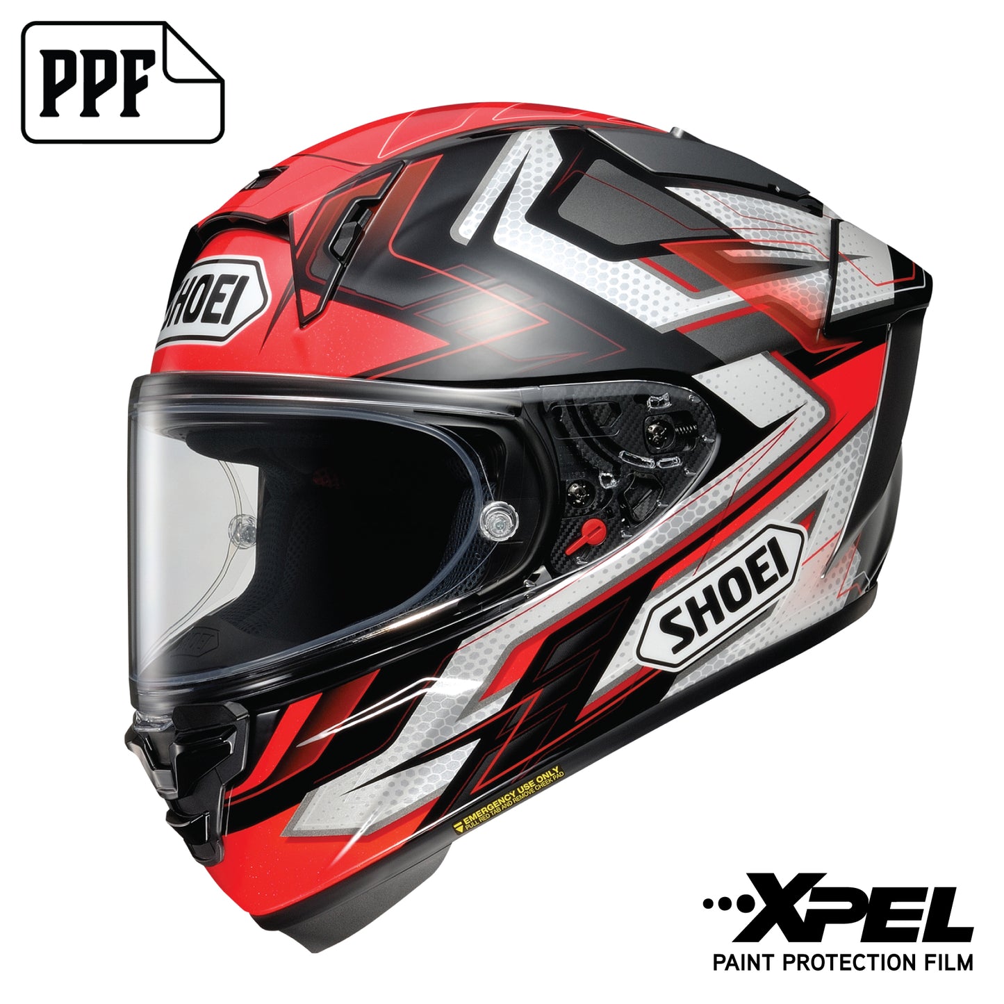 SHOEI X-15 / X-SPR Pro Helmet PPF Kit