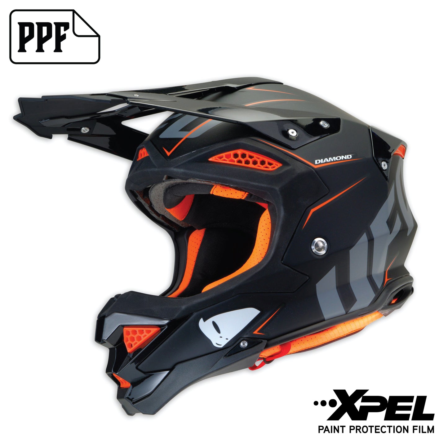 UFO Diamond Helmet PPF Kit